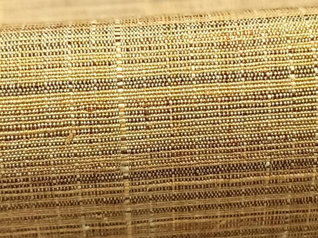 平和屋着物●上質な紬　横縞　正絹　逸品　AABI1778fy