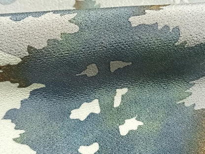 平和屋着物●色留訪問着　樹林文　暈し染め　金彩　正絹　逸品　AABI1780fy