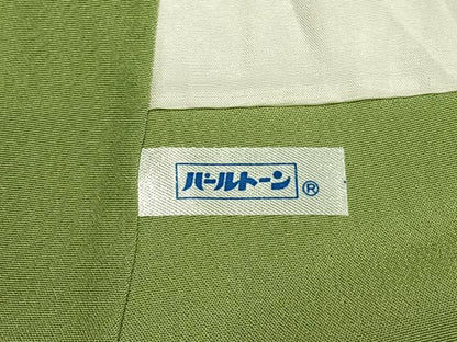 平和屋着物●訪問着　流水文　金彩　ロング丈　正絹　逸品　AABI1786fy