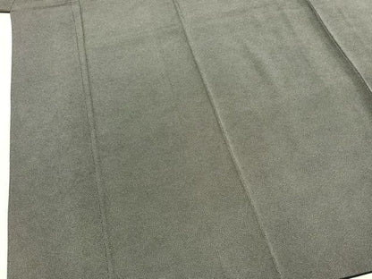 平和屋着物●江戸小紋　草木染　鮫小紋柄　反端付き　正絹　逸品　AABI1787fy