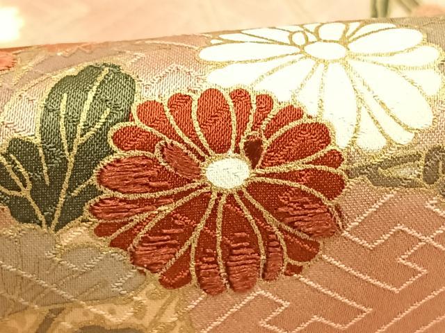 平和屋着物●十日町老舗ブランド 吉澤友禅 吾妻徳穂 訪問着 刺繍 草花文 暈し染め 金彩 鈴乃屋扱い 正絹 逸品 未使用 AABI1800fy