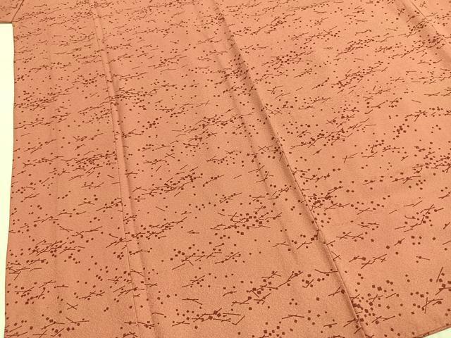 平和屋着物●長襦袢　無双仕立て　散らし文様　金彩　正絹　逸品　AABI1803fy