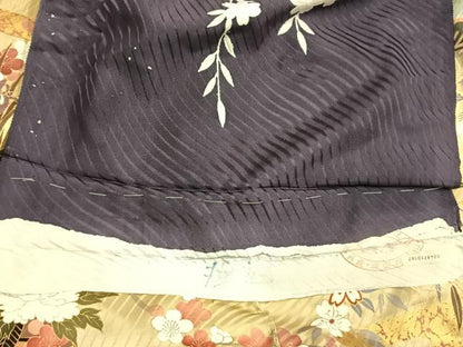 平和屋着物●豪華振袖　駒刺繍　花蝶文　暈し染め　金彩　仮絵羽　逸品　未使用　AABI1810fy