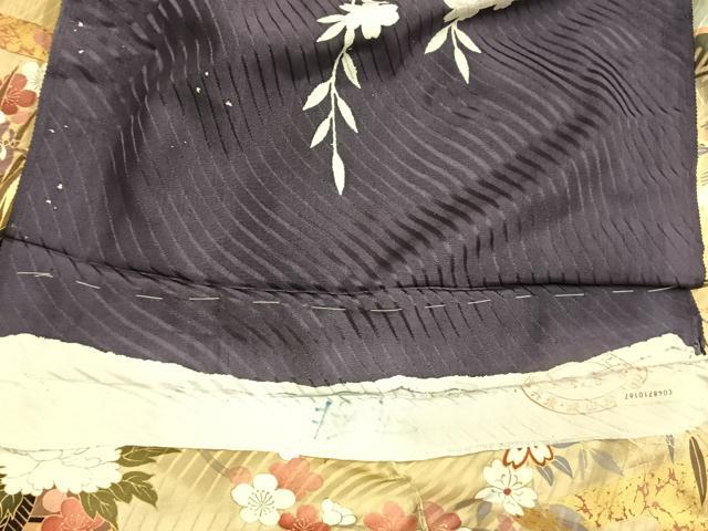平和屋着物●豪華振袖　駒刺繍　花蝶文　暈し染め　金彩　仮絵羽　逸品　未使用　AABI1810fy