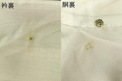 平和屋着物●江戸小紋　訪問着　唐草文　正絹　逸品　AABI1811fy