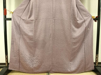 平和屋着物●江戸小紋　訪問着　唐草文　正絹　逸品　AABI1811fy