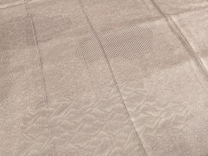 平和屋着物●江戸小紋　訪問着　唐草文　正絹　逸品　AABI1811fy