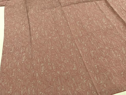 平和屋着物●上質な小紋　作家物　鳳堂　鯉　滝登り　正絹　逸品　AABI1812fy