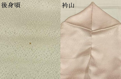 平和屋着物●人間国宝　福田喜三郎　訪問着　霞文　金彩　鈴乃屋扱い　正絹　逸品　AABI1815fy