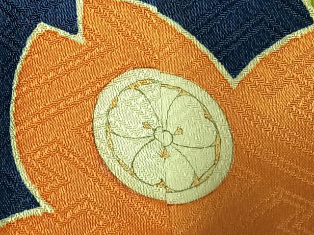 平和屋着物●創業460年・千總　振袖　友禅　駒刺繍　雪輪花文　金銀糸　金銀彩　正絹　逸品　AABI1816fy