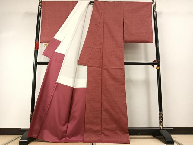 平和屋着物●本場大島紬　80亀甲　総詰め　正絹　逸品　AABI1835fy