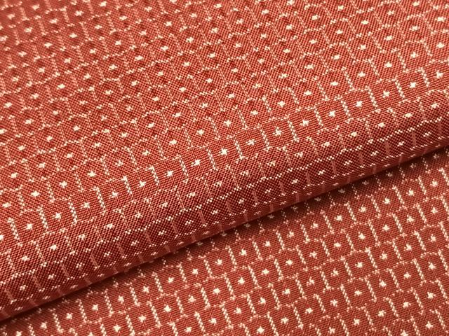 平和屋着物●本場大島紬　80亀甲　総詰め　正絹　逸品　AABI1835fy