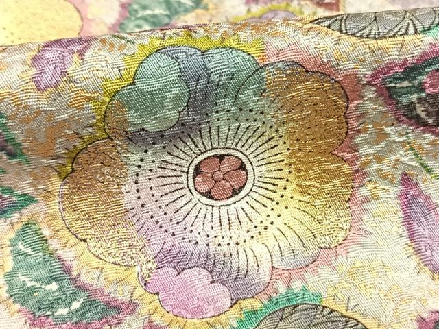 平和屋着物●訪問着　辻が花　暈し染め　金彩　正絹　逸品　AABI1838fy