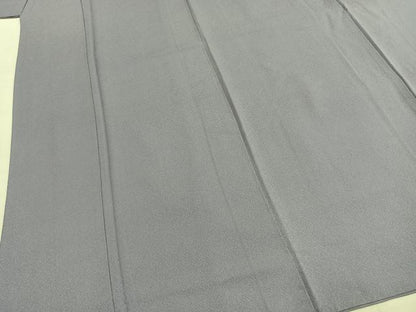 平和屋着物●上質な色無地　藤鼠色　正絹　逸品　未使用　AABI1840fy