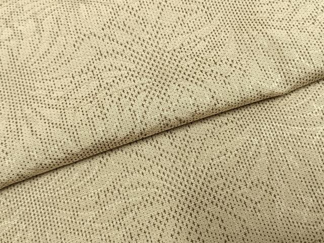 平和屋着物●お召　花尽くし　正絹　逸品　AABI1841fy