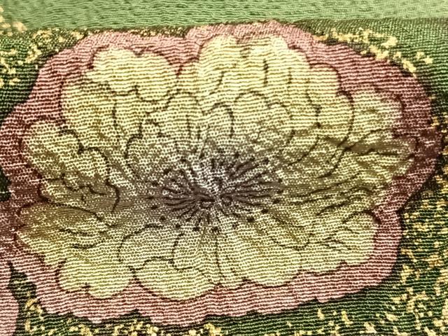 平和屋着物●訪問着　辻が花　暈し染め　金彩　正絹　逸品　AABI1851fy
