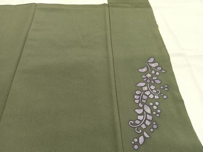 平和屋着物●訪問着　辻が花　暈し染め　金彩　正絹　逸品　AABI1851fy