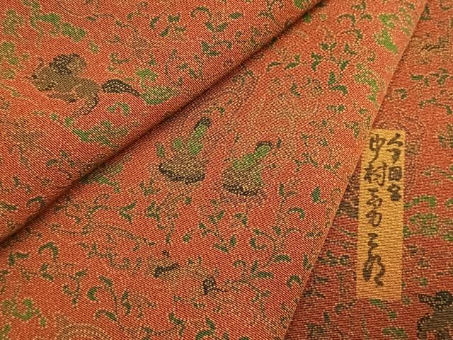 平和屋着物●重要無形文化財　人間国宝　中村勇二郎　江戸小紋　国宝平等院　幸せの鐘がなる　正絹　逸品　AABI1853fy
