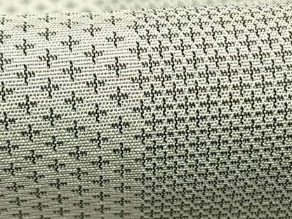 平和屋着物●お召　間道　ロング丈　正絹　逸品　AABI1855fy