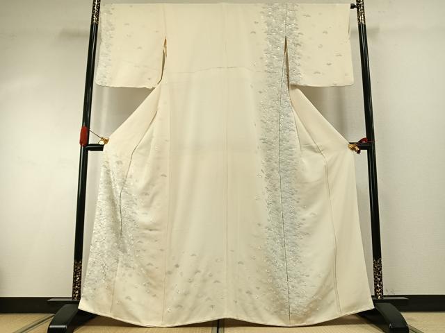平和屋着物●訪問着　総刺繍　松竹梅　正絹　逸品　AABI1856fy