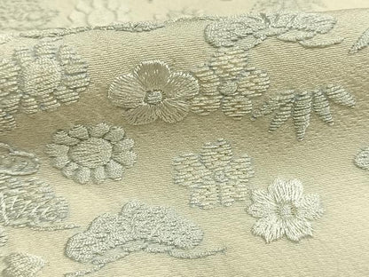 平和屋着物●訪問着　総刺繍　松竹梅　正絹　逸品　AABI1856fy