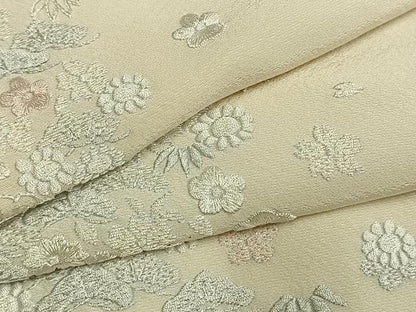 平和屋着物●訪問着　総刺繍　松竹梅　正絹　逸品　AABI1856fy