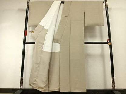 平和屋着物●伝統工芸師　服部光擴　江戸小紋　鮫小紋柄　正絹　逸品　AABI1862fy
