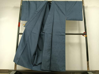 平和屋着物●男性　本場大島紬　アンサンブル　100亀甲　総詰め　キングサイズ　正絹　逸品　AABI1867fy