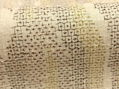 平和屋着物●本場結城紬　重要無形文化財　100亀甲　杢目文様　正絹　逸品　未使用　AABI1874fy