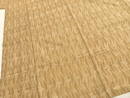 平和屋着物●上質な紬　変わり縞　正絹　逸品　AABI1889fy