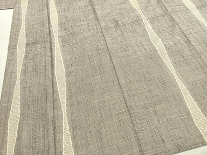 平和屋着物●結城紬　100亀甲　立涌間道　正絹　逸品　AABI1891fy