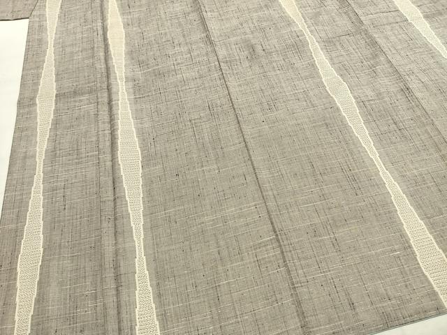 平和屋着物●結城紬　100亀甲　立涌間道　正絹　逸品　AABI1891fy