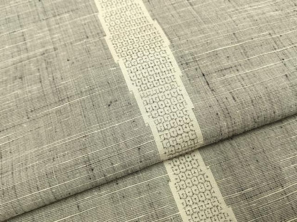 平和屋着物●結城紬　100亀甲　立涌間道　正絹　逸品　AABI1891fy