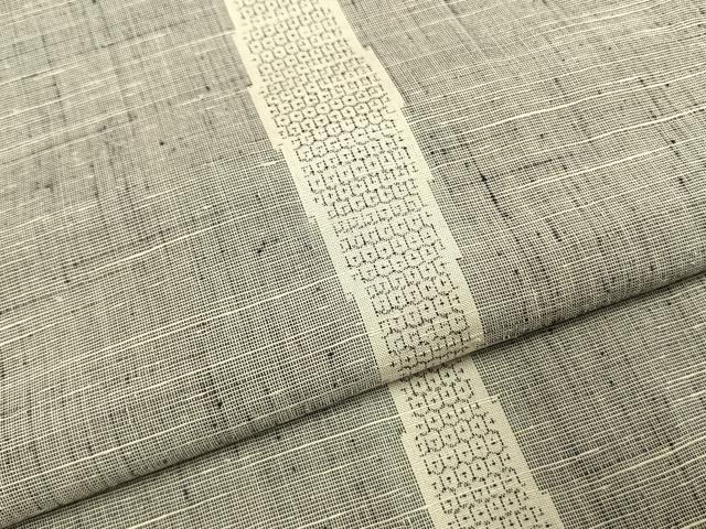 平和屋着物●結城紬　100亀甲　立涌間道　正絹　逸品　AABI1891fy