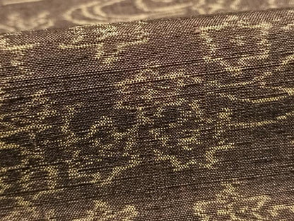 平和屋着物●小千谷紬　風景花文　正絹　逸品　未使用　AABI1895fy