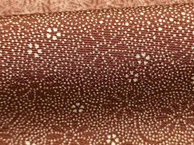 平和屋着物●小紋師　鈴木秋治　江戸小紋　草花文　正絹　逸品　AABI1897fy