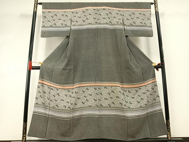 平和屋着物●伝統工芸士 染谷梅治　訪問着　松竹梅　正絹　逸品　AABI1906fy