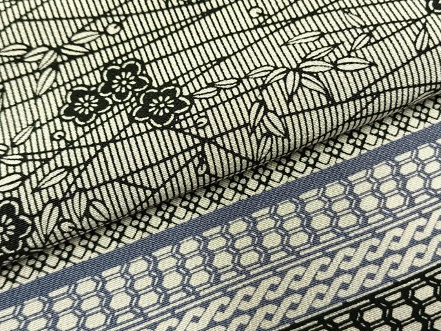平和屋着物●伝統工芸士 染谷梅治　訪問着　松竹梅　正絹　逸品　AABI1906fy