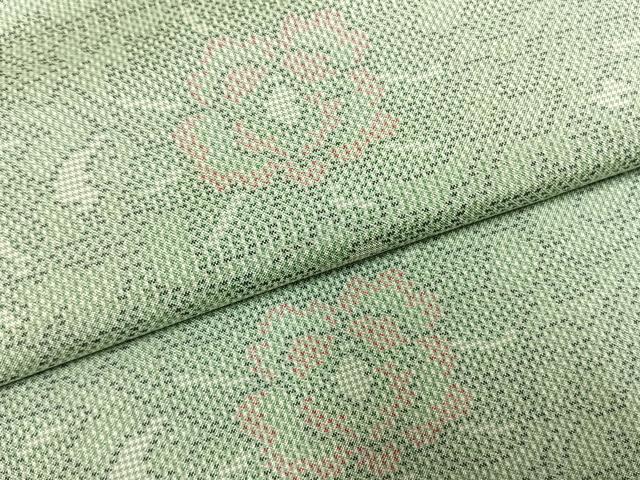 平和屋着物●本場大島紬　一元7マルキ　吉祥花文　正絹　逸品　AABI1907fy