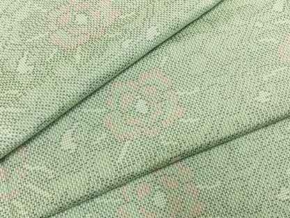 平和屋着物●本場大島紬　一元7マルキ　吉祥花文　正絹　逸品　AABI1907fy