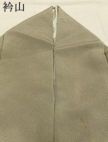 平和屋着物●訪問着　霞文　鬼しぼ縮緬　正絹　逸品　AABI1908fy