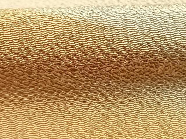 平和屋着物●訪問着　霞文　鬼しぼ縮緬　正絹　逸品　AABI1908fy