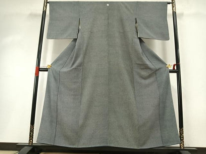 平和屋着物●安田貞男　江戸小紋　角通し　正絹　逸品　AABI1912fy