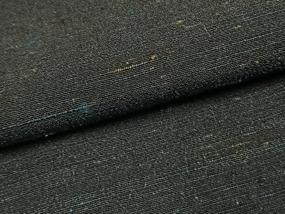 平和屋着物●結城ちぢみ　杢　正絹　逸品　AABI1913fy