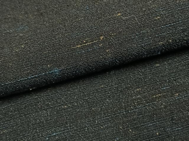 平和屋着物●結城ちぢみ　杢　正絹　逸品　AABI1913fy