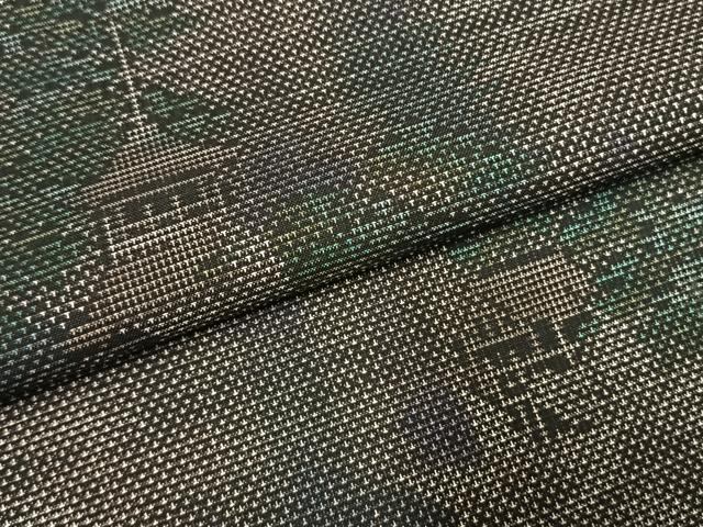 平和屋着物●本場大島紬　カタス7マルキ　風景文　正絹　逸品　AABI1918fy