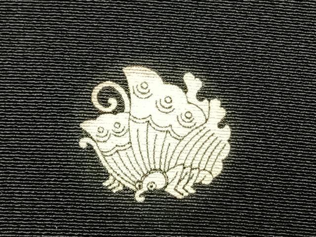 平和屋着物●豪華黒留袖　刺繍　花丸文　金糸　金彩　正絹　逸品　AABI1923fy