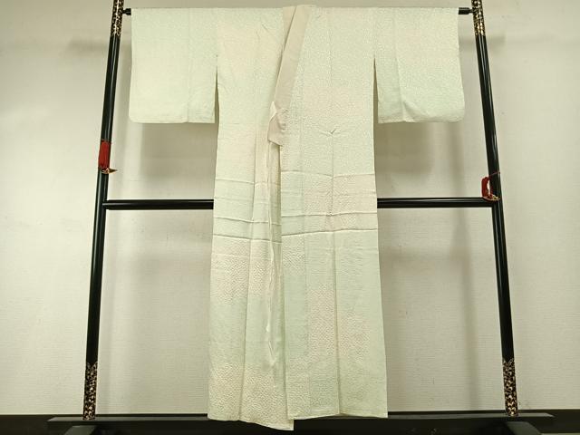 平和屋着物●長襦袢　袷　絞り　花唐草地紋　正絹　逸品　AABI1936fy