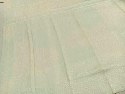 平和屋着物●長襦袢　袷　絞り　花唐草地紋　正絹　逸品　AABI1936fy