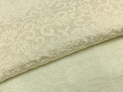 平和屋着物●長襦袢　袷　絞り　花唐草地紋　正絹　逸品　AABI1936fy